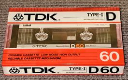 Pur collectors TDK"D60" de 1986!