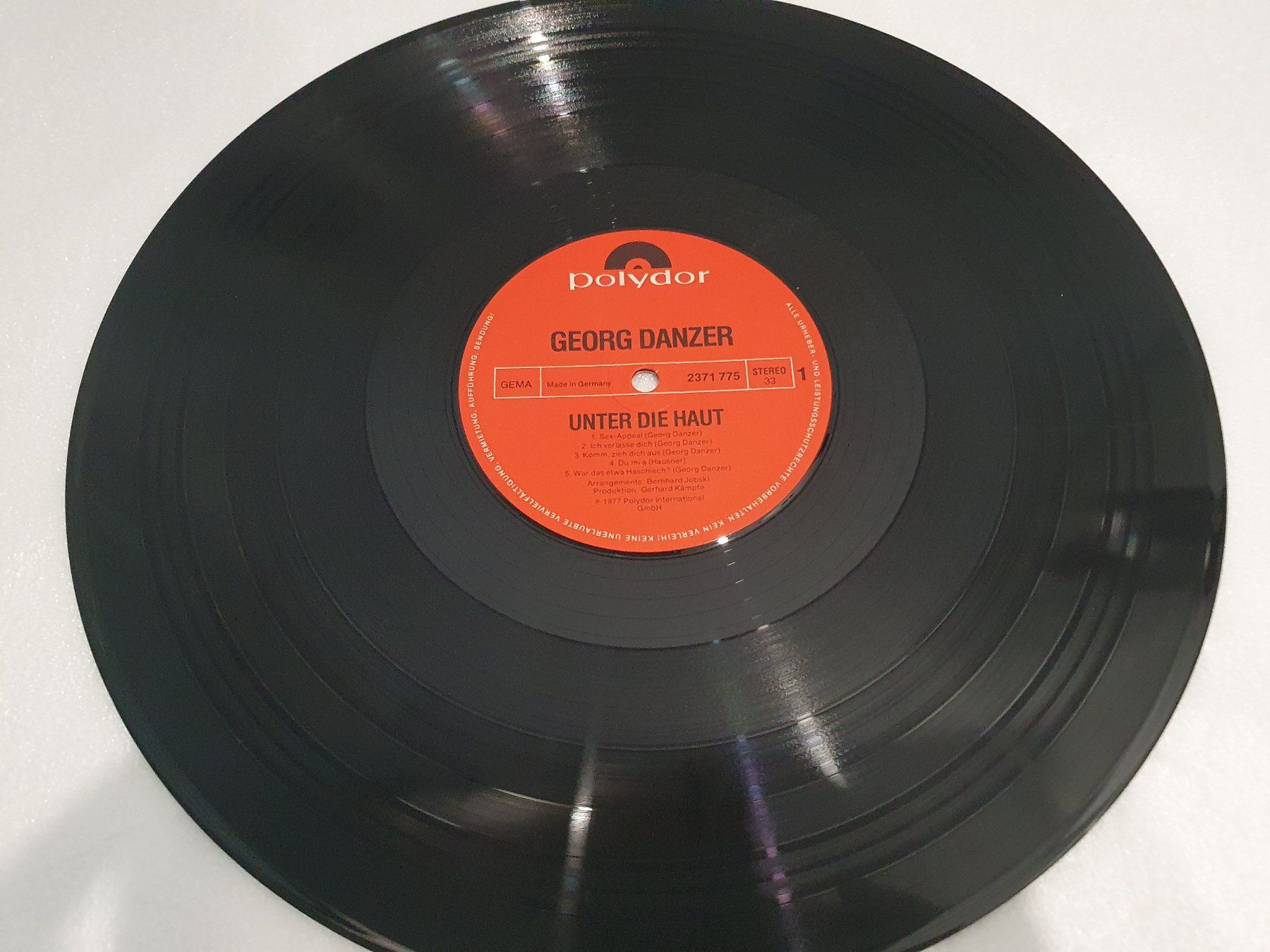 Dischi in vinile: Georg Danzer – Unter Die Haut – Usato da Uster venduto da Vinyl-Leidenschaft 4
