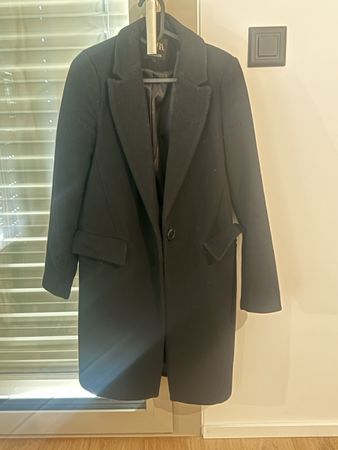 Zara Winter Coat - Black - pocket inside came unstitched