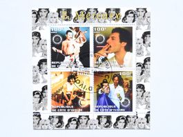 Queen / Freddie Mercury - Timbres Côte d'Ivoire
