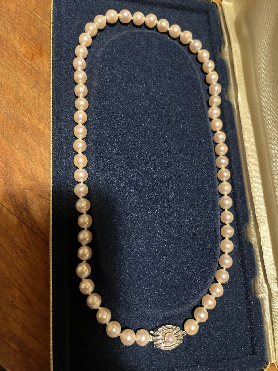 Ketten: Perlenkette Collier 800 – Gebraucht aus Münchenstein von Sozial_Labor_Brocki 1