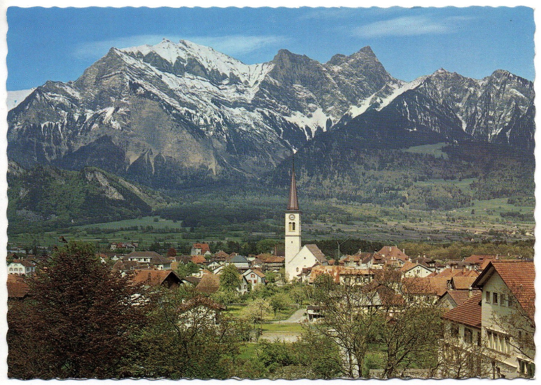 Cartes postales: BAD RAGAZ mit Falknis – Neuf (Voir description) à Jona par philajona