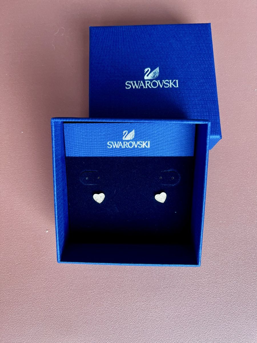 Swarovski Orecchini pendenti & Orecchini a lobo: Swarovski Herz-Ohrringe - Neu & originalverpackt – Nuovo e nell'imballaggio originale da Cham venduto da nininanana