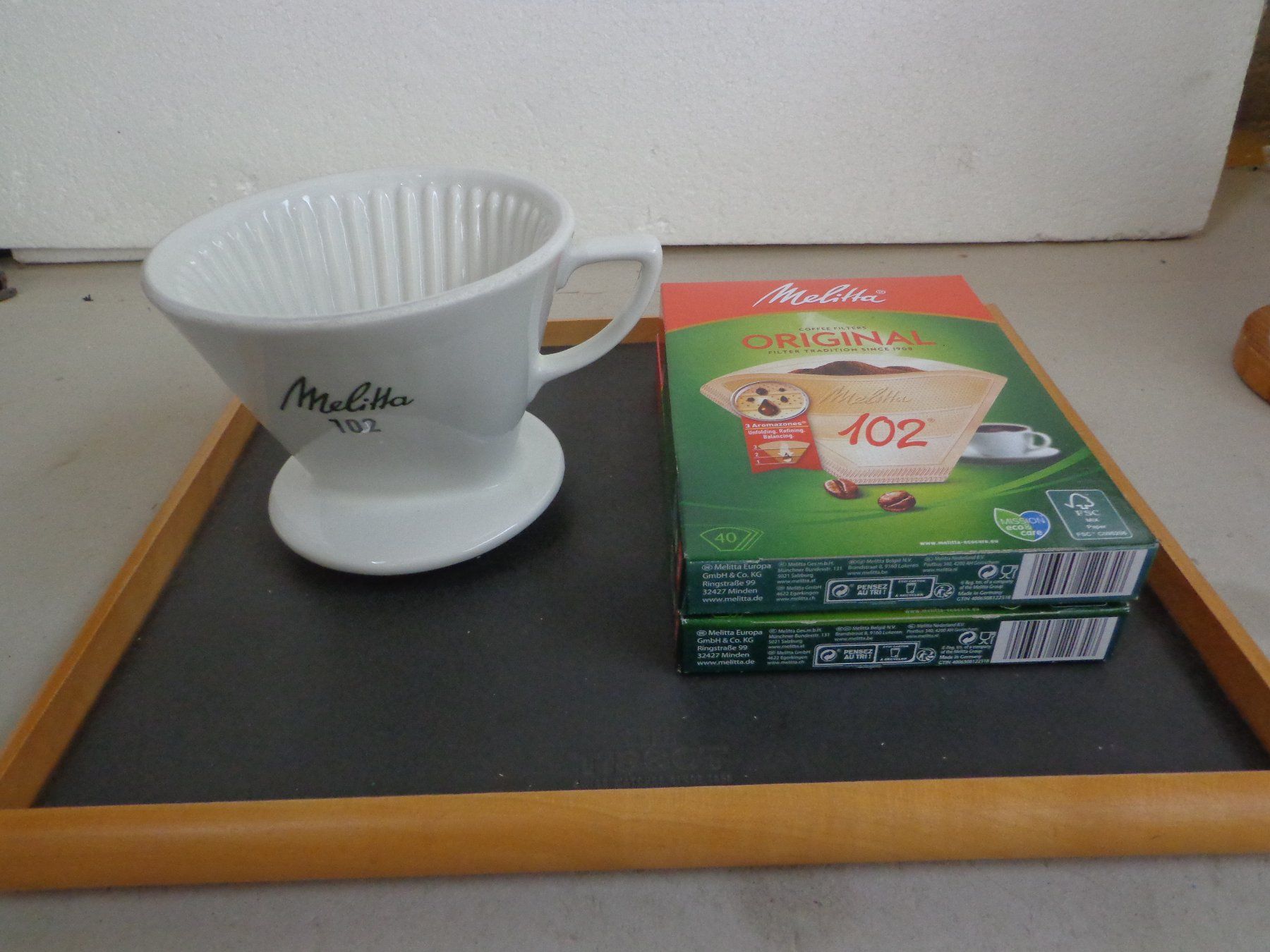 Altro per la casa: Melitta Kaffeefilter Gr.102 + 2 Packungen Papierfilter – Usato da Zofingen venduto da goezi