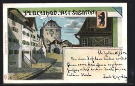 Alt-St. Gallen, Platzthor, Wappen, 1902