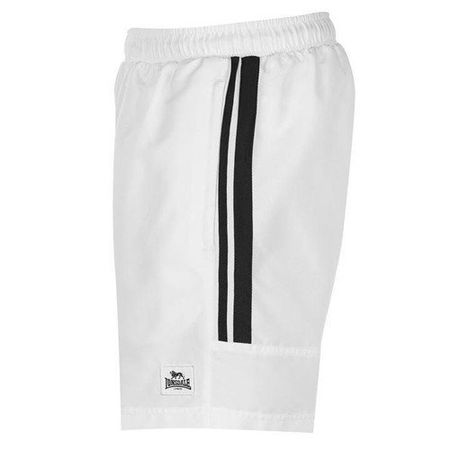 Lonsdale Badehose Sport Shorts Herren Boxen Weiss L NEU