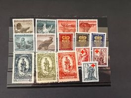 Liechtenstein kleines Lot super mit Falz *  (2367)
