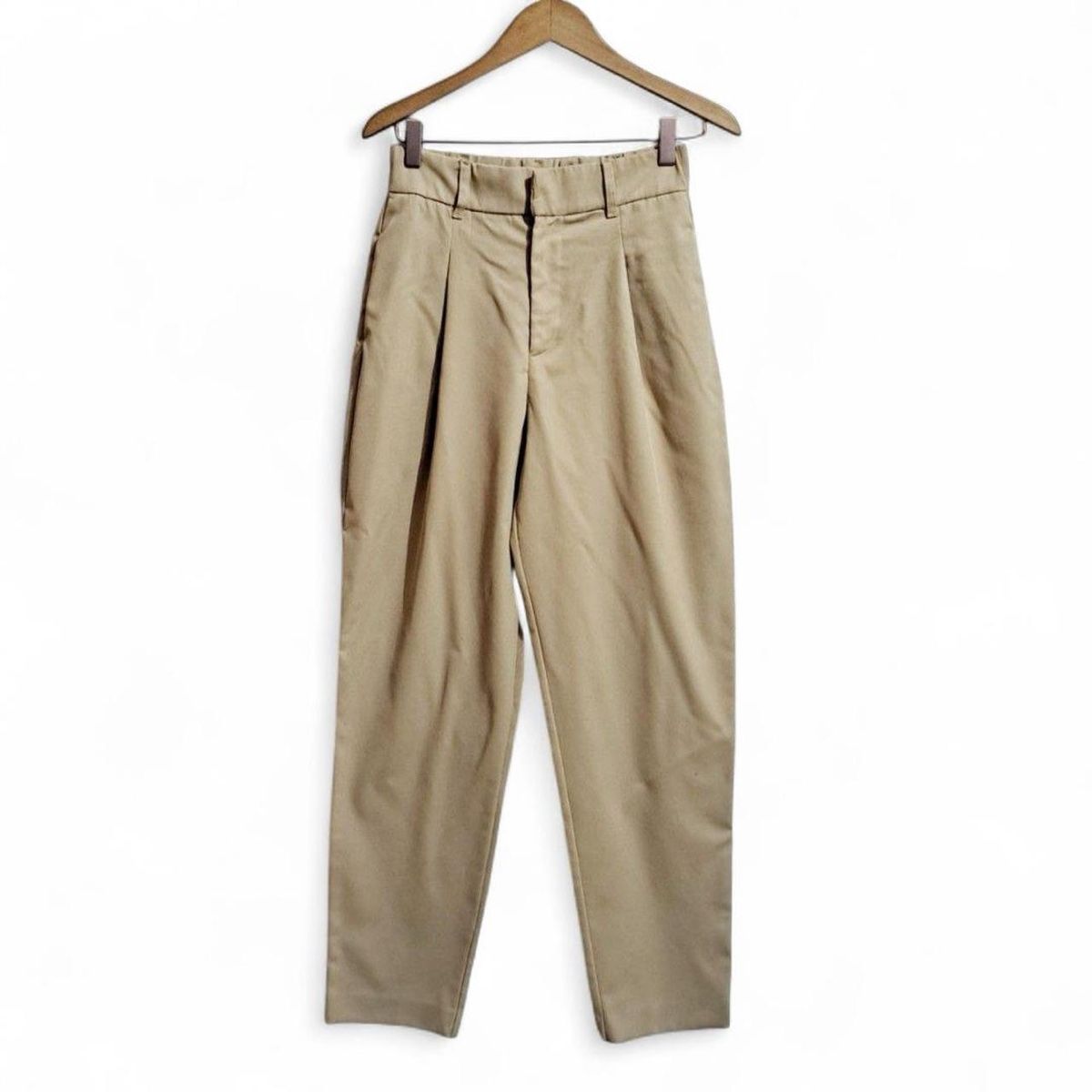 Zara Pantaloni: Zara Beige Trousers – Nuovo e nell'imballaggio originale da Basel venduto da 1moonstar