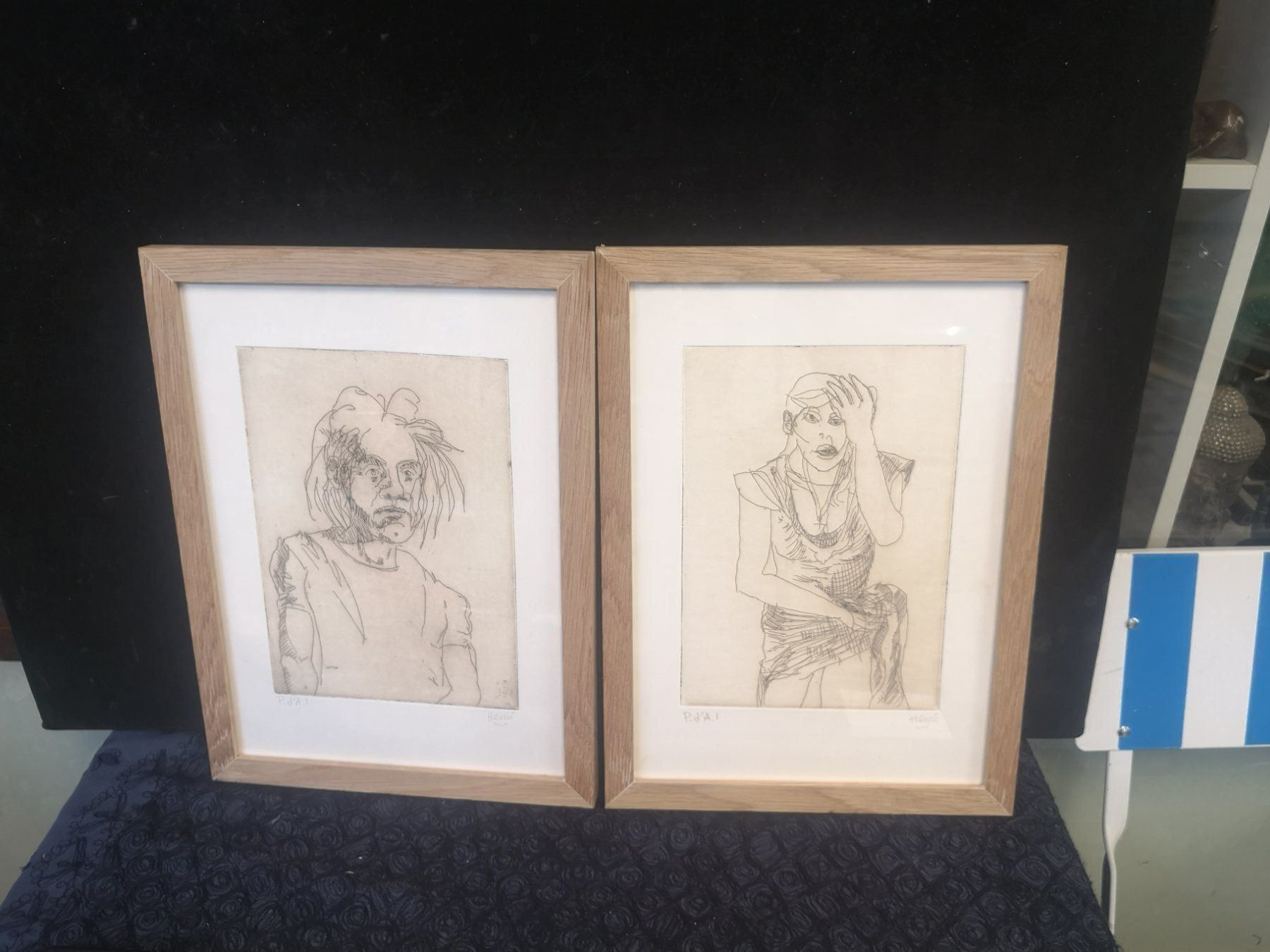 Dipinti: PAIRE DE TABLEAUX SIGNÉS – Usato da Genève venduto da Qanil77