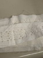 Spitze , weiss, 400 cm lang, 4 cm breit