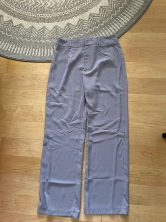 Hosen lang lila Groesse S guter Zustand