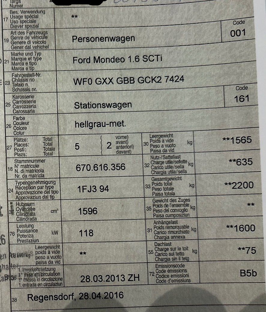 Ford Automobili: Ford Mondeo 1.6 SCTi – Usato da Arbon venduto da Tropxe. 9