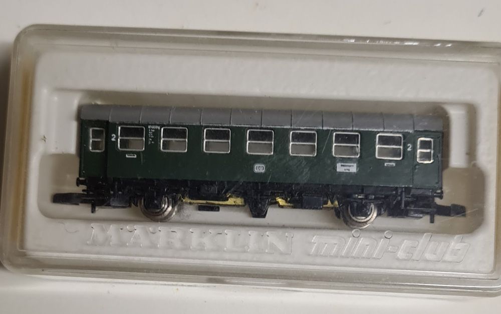 Märklin Spur z 8707 2-achsiger Personenwagen 2.Klasse der DB | Acheter ...