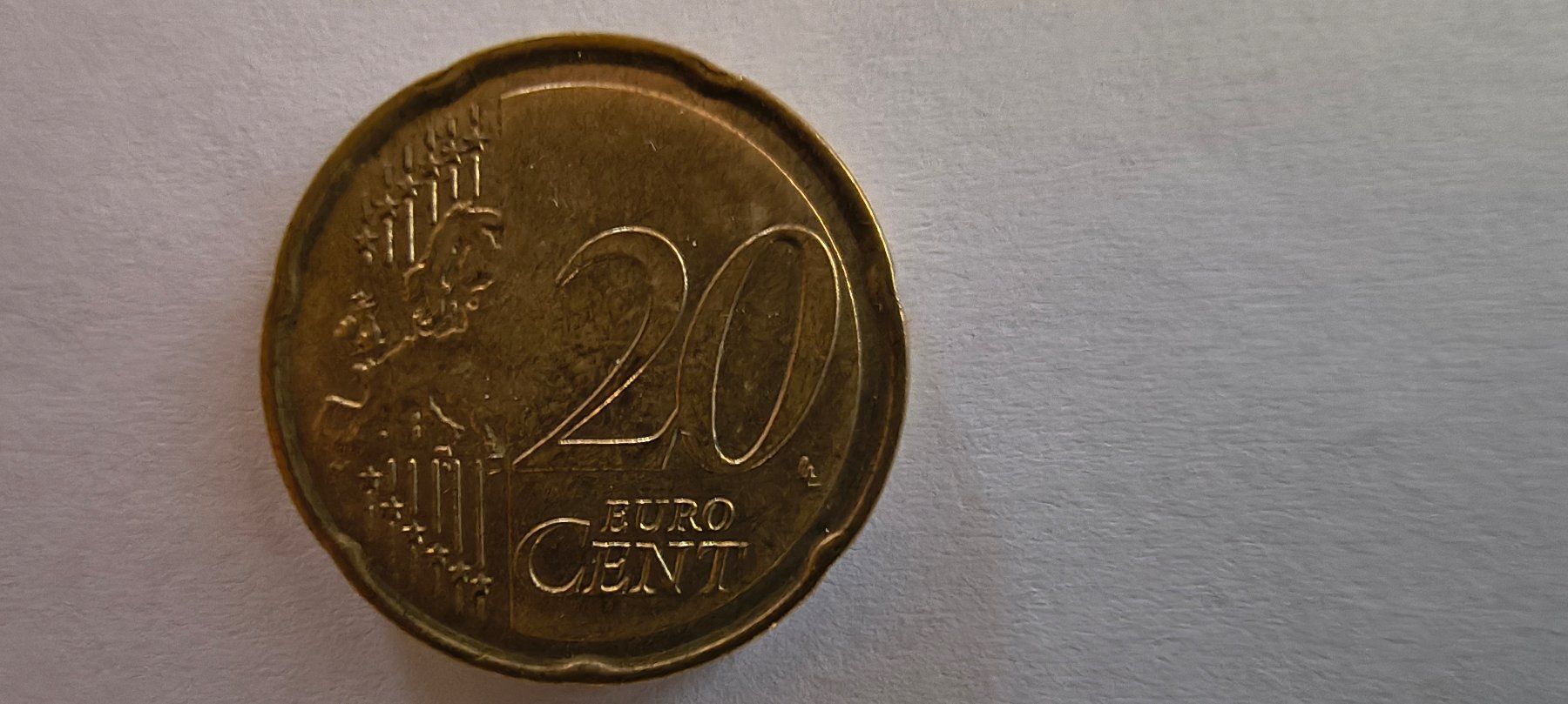 Alle Münzen: Pièce 20 Cent Euro Malte 2008 BE – Gebraucht aus Fontainemelon von cathare67 1
