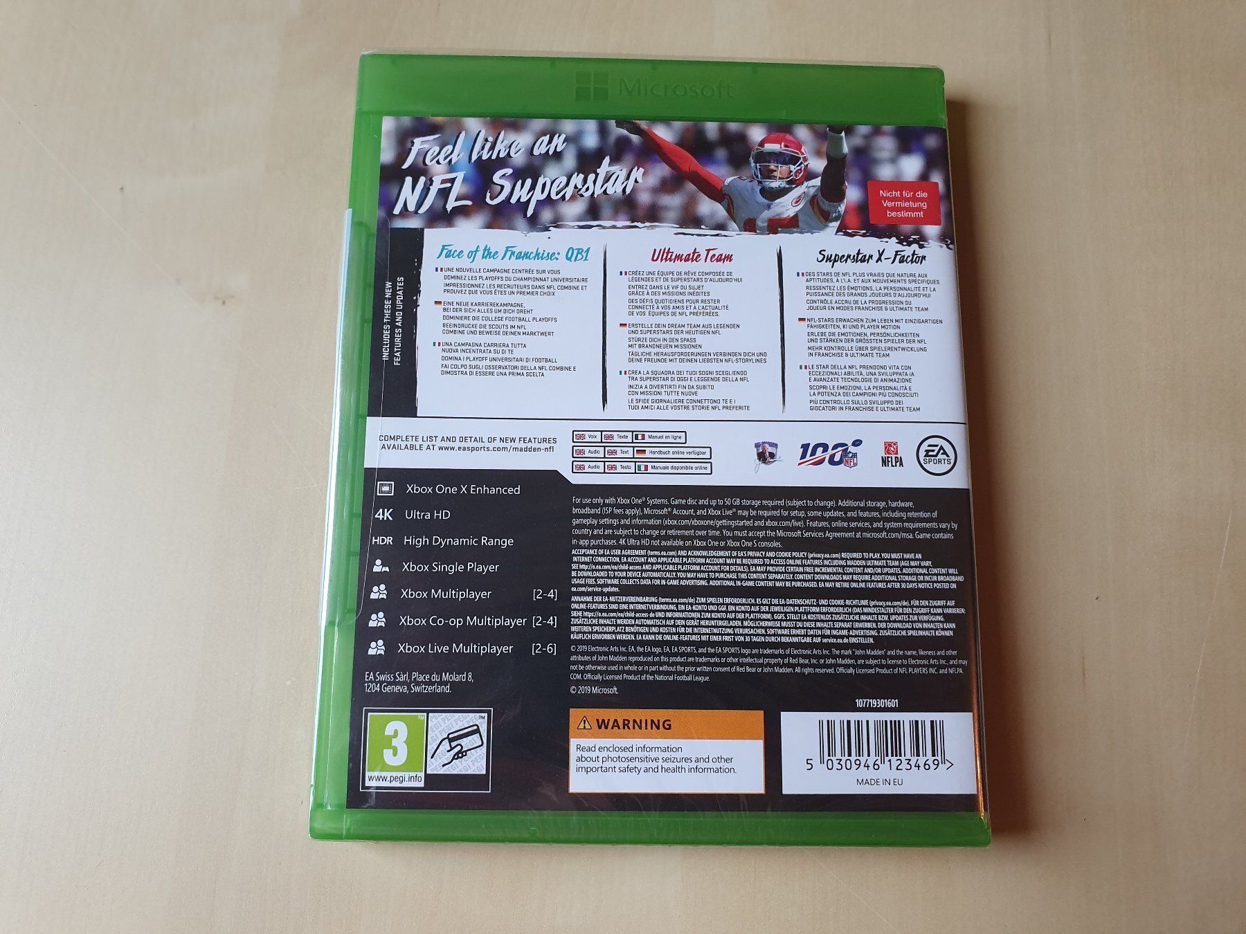 Microsoft Giochi: Madden 20 neu und ovp – Nuovo e nell'imballaggio originale da Stansstad venduto da collectorsshop 1