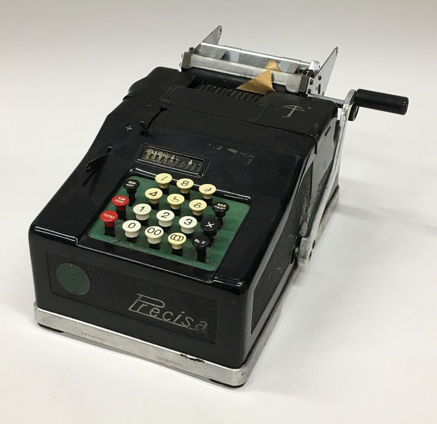 Kassen: Vintage Precisa Rechenmaschine, mechanisch – Gebraucht aus Olten von ELHANDEL