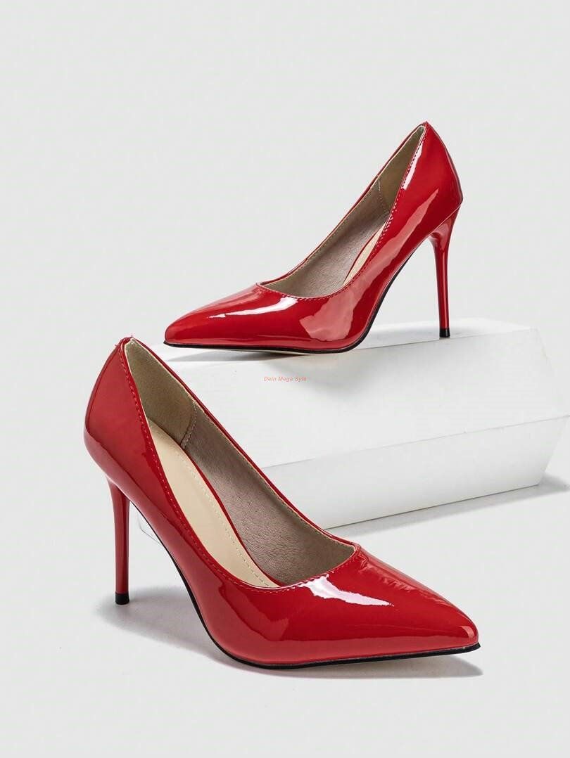 Scarpe da donna: PU Leder Lack High Heels Pumps – Nuovo e nell'imballaggio originale da Dallenwil venduto da Outdoor_59 4
