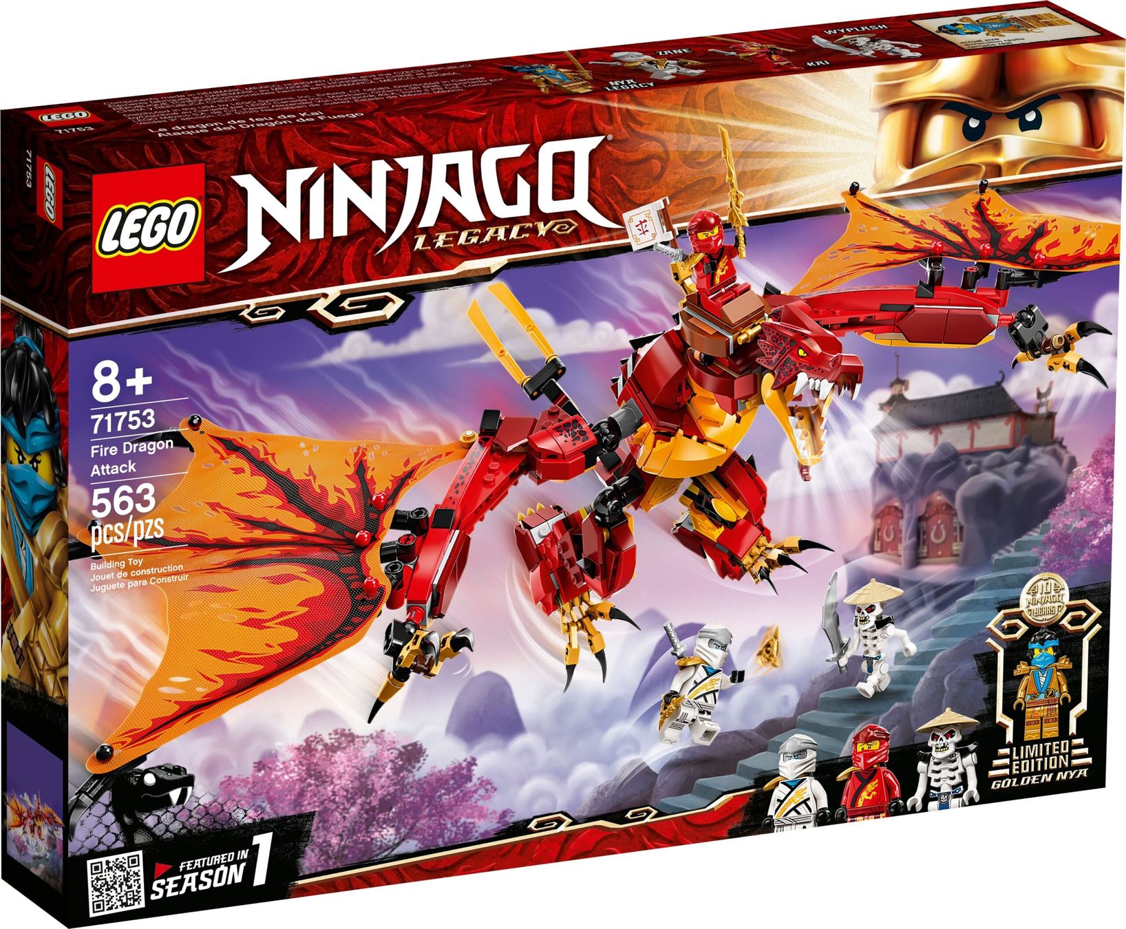 Lego Kit di costruzioni: 71753 Kais Feuerdrache – Nuovo e nell'imballaggio originale da St. Gallen venduto da brickli