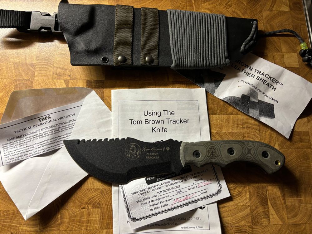 TOPS Tom Brown Tracker Messer TBT-010 (Gebraucht) in Röthenbach i. E ...