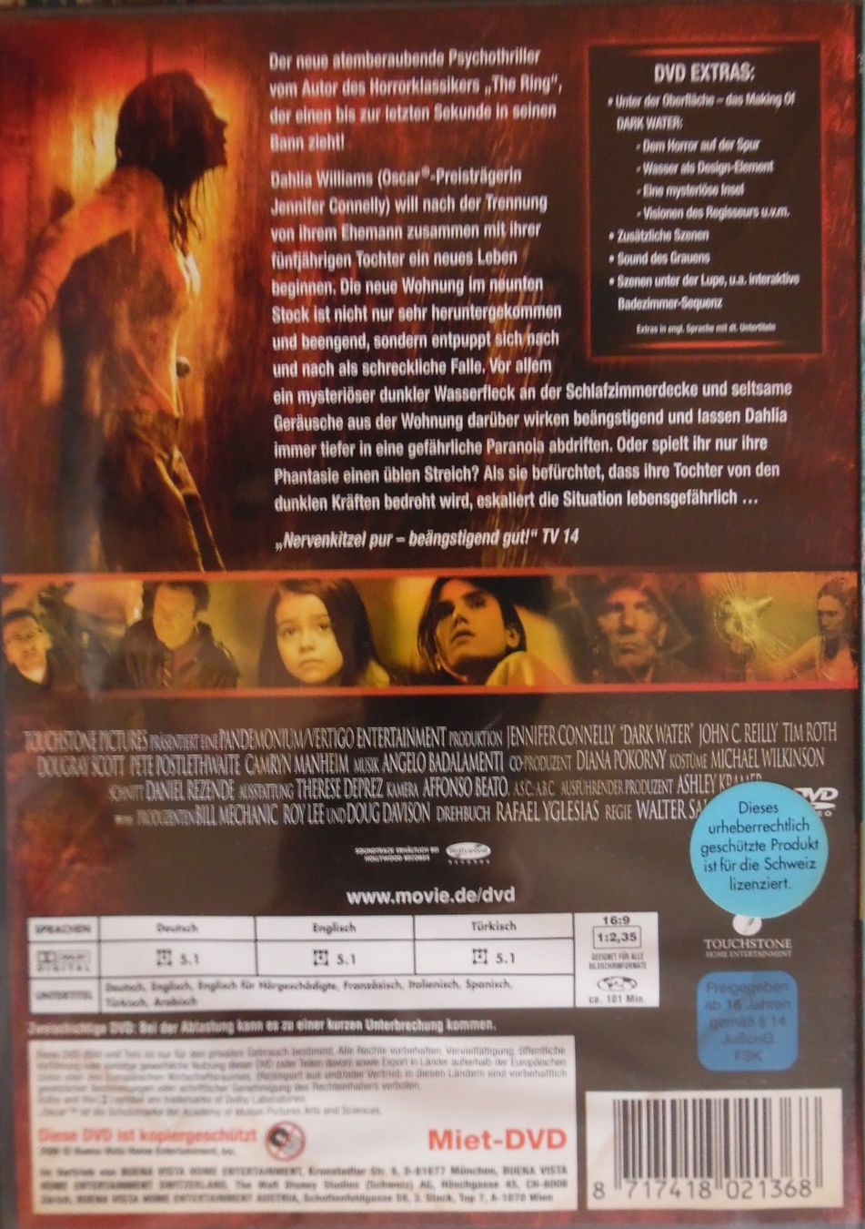 Tutti i DVDs: Dark Water, Dunkle Wasser – Usato da Bellinzona venduto da Luna093 2
