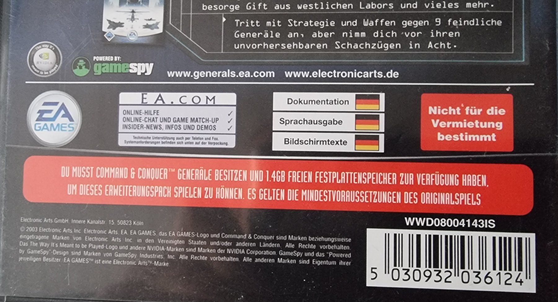 Giochi: PC CD Rom Generäle - Die Stunde Null – Usato da Oetwil am See venduto da fineli2 1