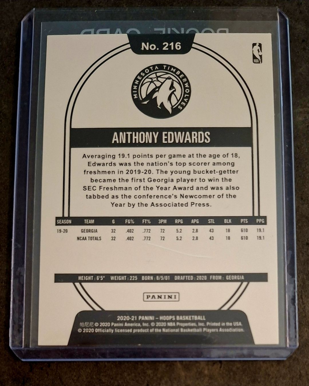 Karten: Anthony Edwards NBA cards lot  – Neu (gemäss Beschreibung) aus Vallorbe von ant_75wx 4