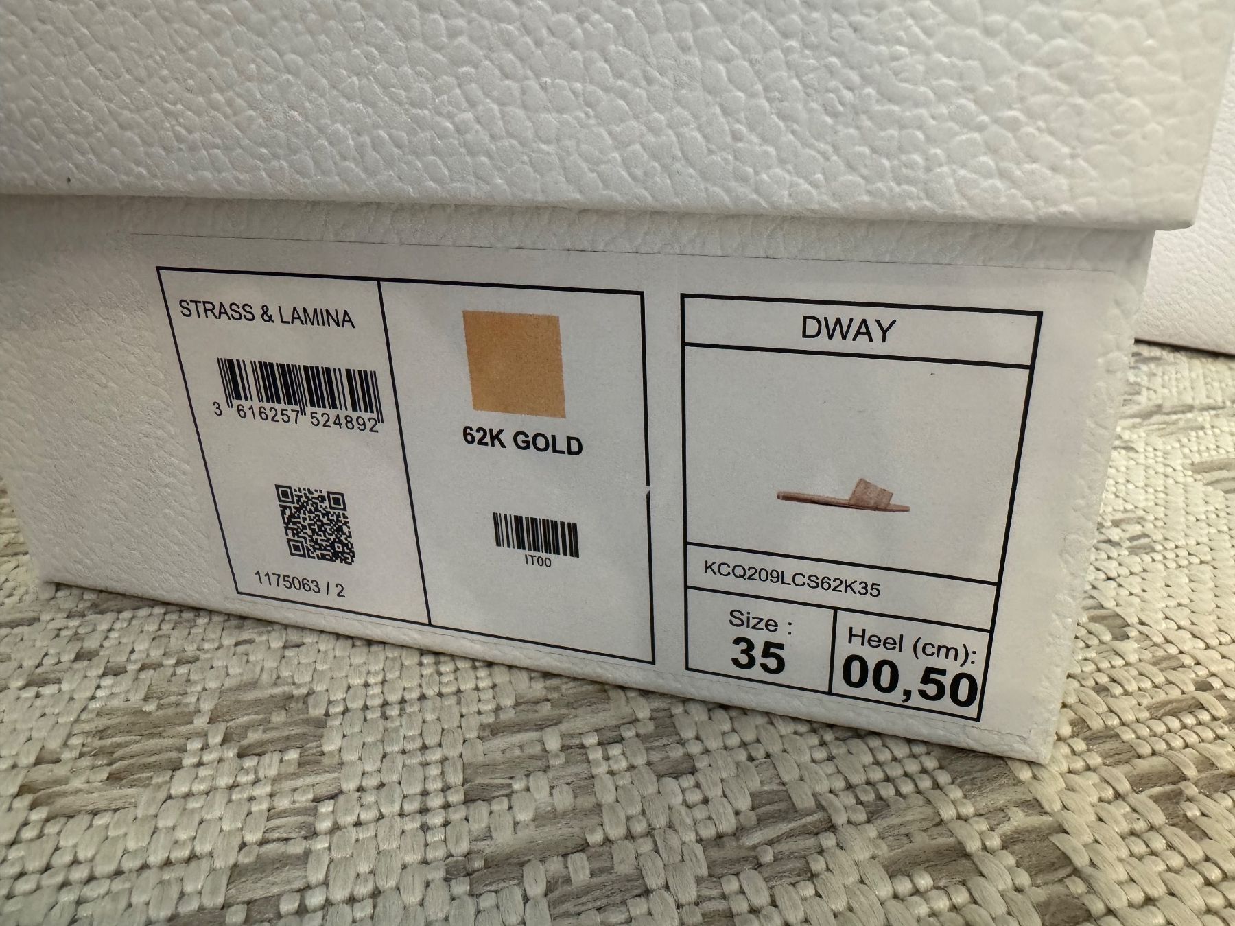 Dior Damenschuhe: Dior DWay Gold Strass Grösse 35 neu – Neu und originalverpackt aus Zürich von fiby90 4