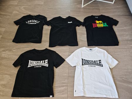 5 tshirts Lonsdale taille L tres bon etat