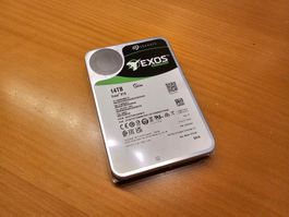 NEUE Seagate EXOS X16 Harddrive 14TB 270h Laufzeit