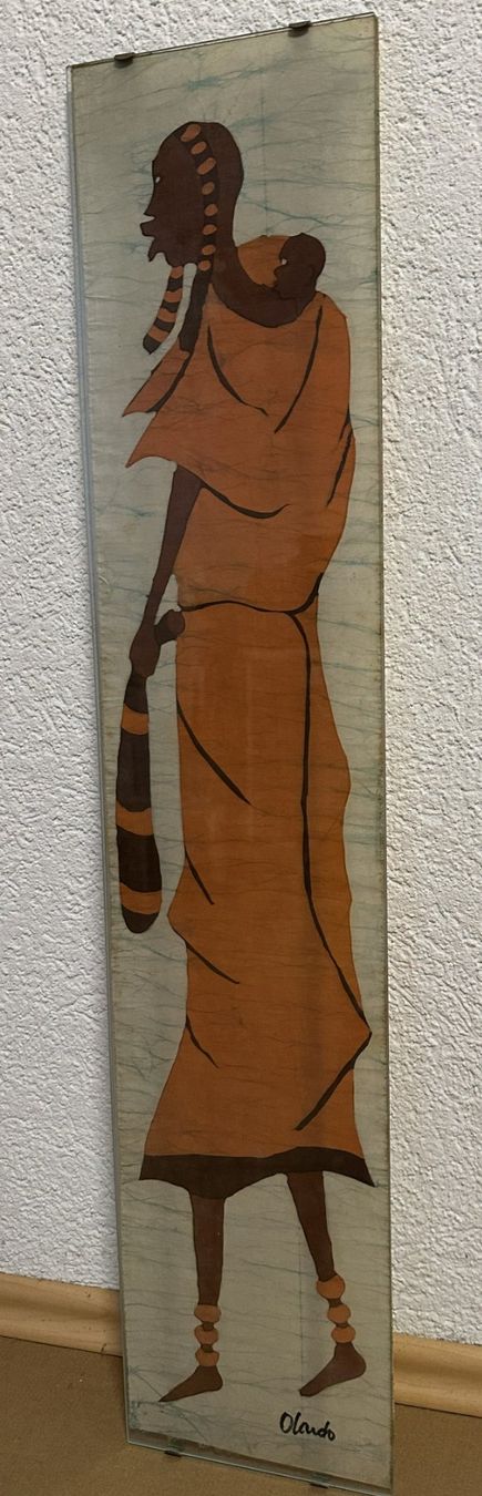 Foto & Immagini: Batik Bild Afrikanisches Kunsthandwerk – Usato da Leibstadt venduto da hjk_2025 2
