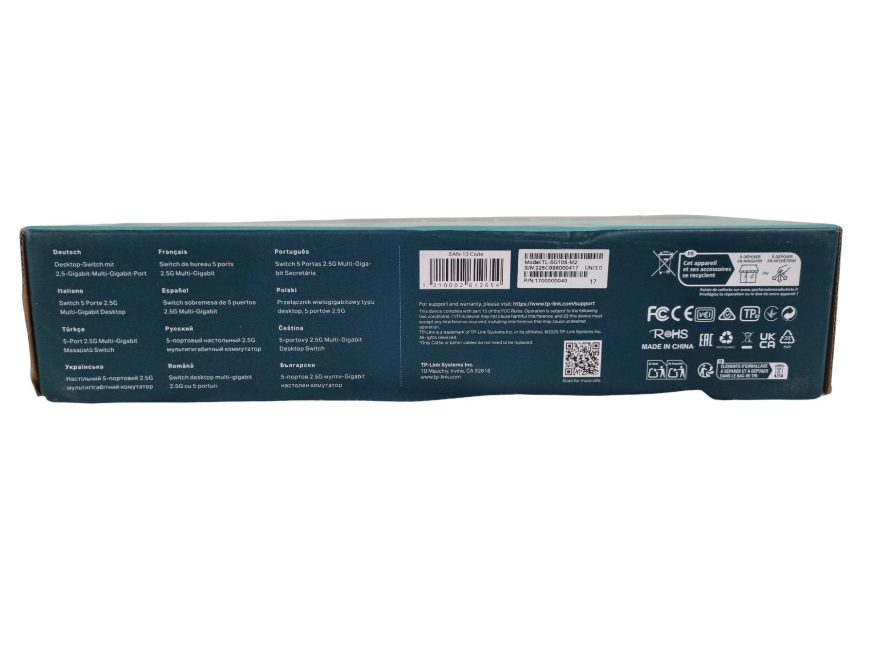 TP-Link Hubs & Switches: TP-LINK Multi-Gigabit Switch - TL-SG105-M2 – Neuf (Voir description) à Wangen b. Olten par Restwert_Wangen 6
