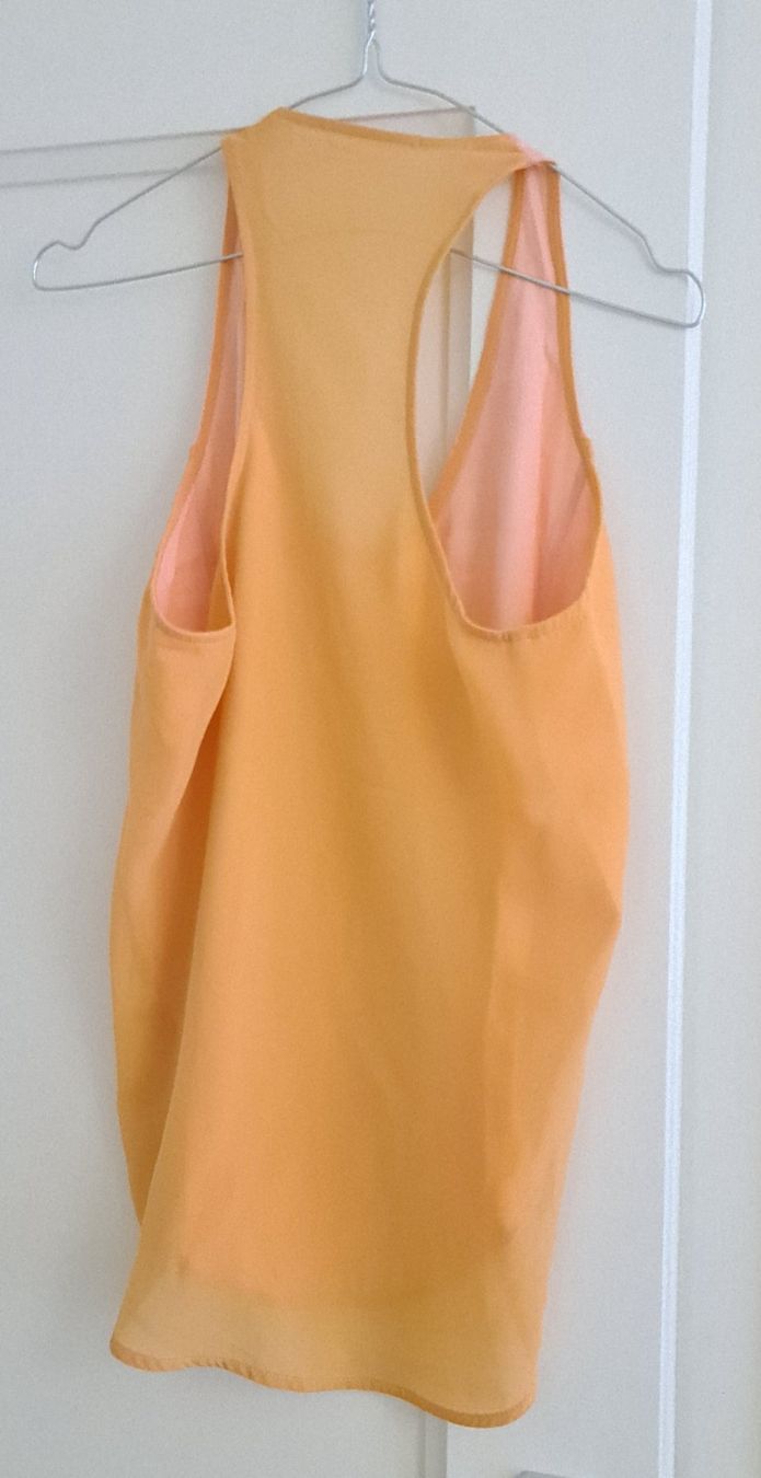 Zara Top: Top débardeur taille S dos transparent – Usato da Genève venduto da Saleena 1
