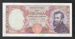 Italien  10.000  Lire  Gebraucht  SEHR SCHöN