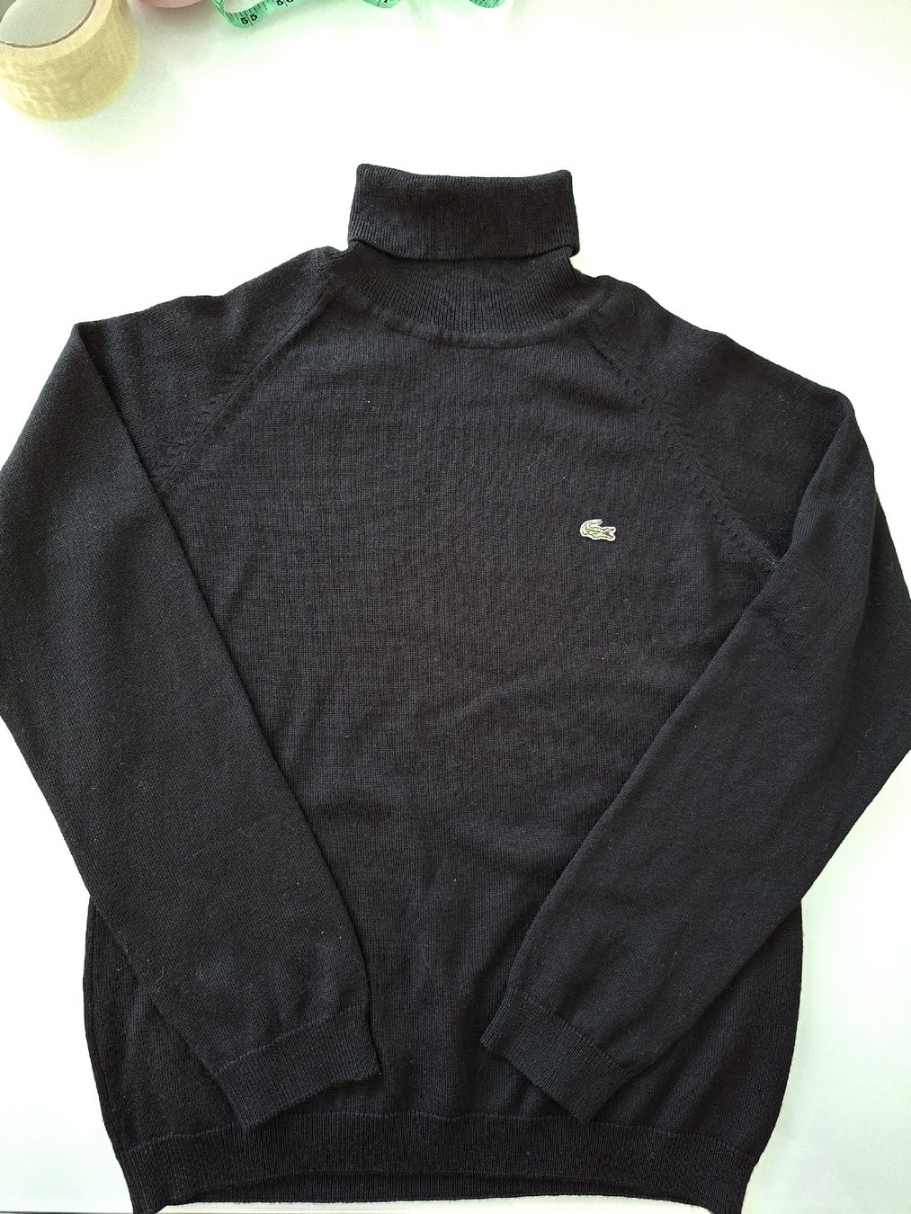Lacoste Maglioni & Felpe: Pull Lacoste noir, col roulé, laine – Usato da Renens VD venduto da ser_j2fn