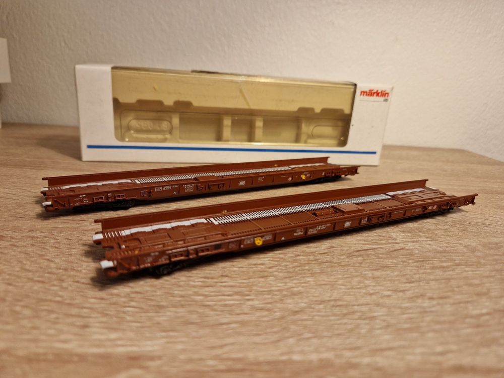 Märklin 4796 2 x Flachwagen H0 | Kaufen auf Ricardo