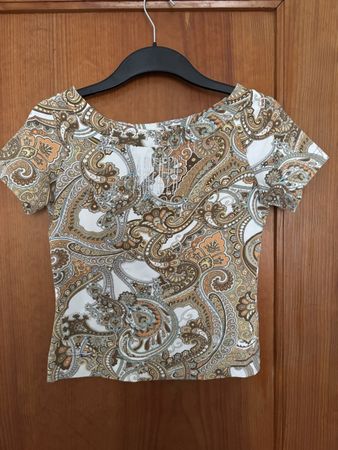 Sommerliches Shirt mit Strass, Gr. 36