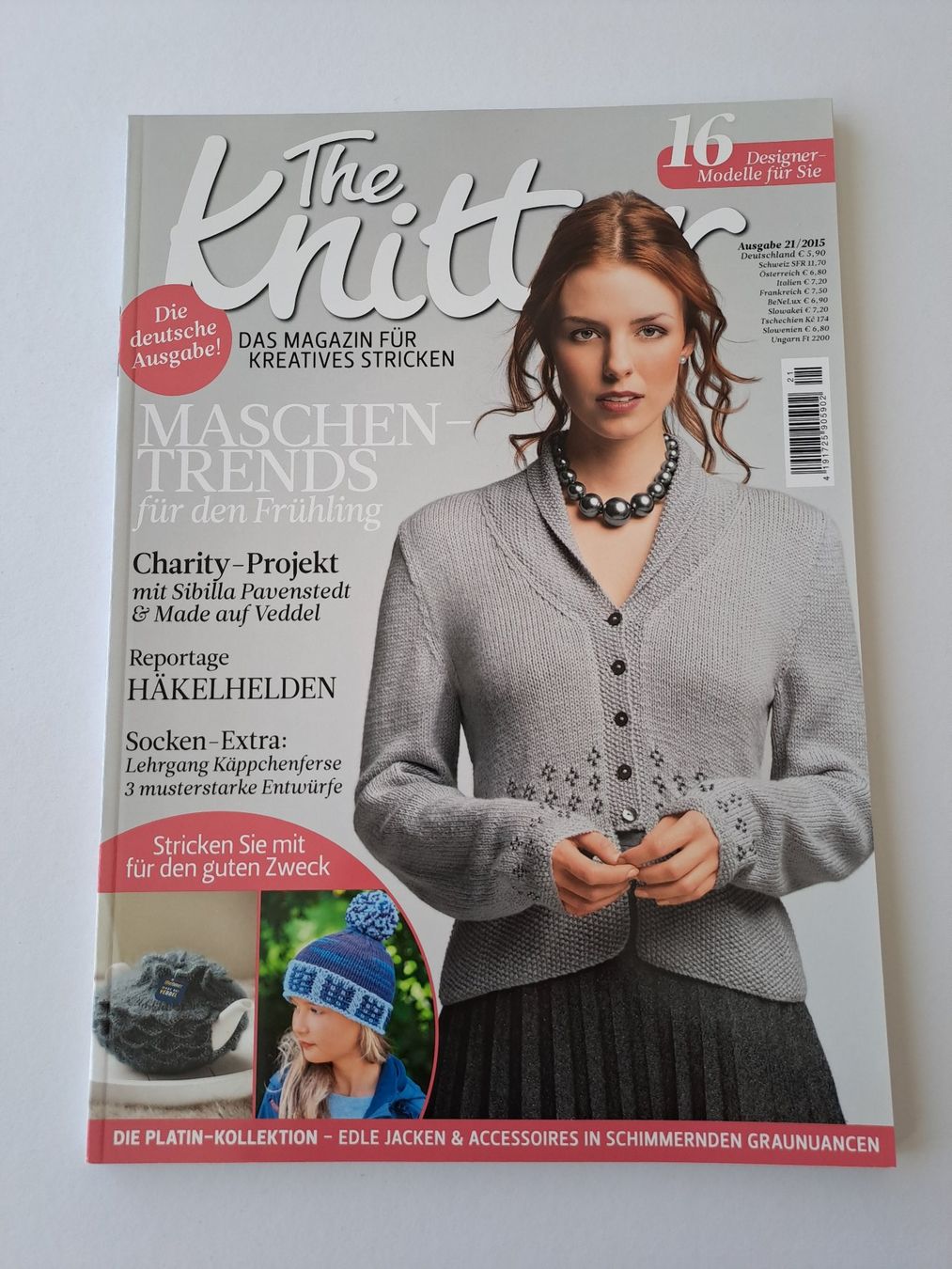 Riviste & Magazine: Strickheft The knitter Ausgabe 21 / 2015 Strickdesign – Usato da Glashütten venduto da Schwebefisch