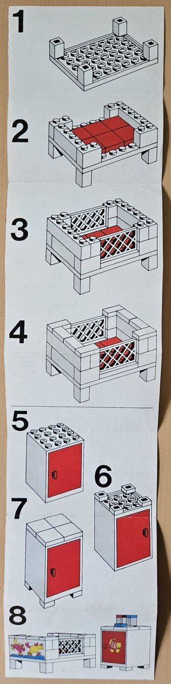 Lego Giocattoli: Lego Homemaker 271 - Babybett (1973) – Usato da Schaffhausen venduto da asyouwestley 2