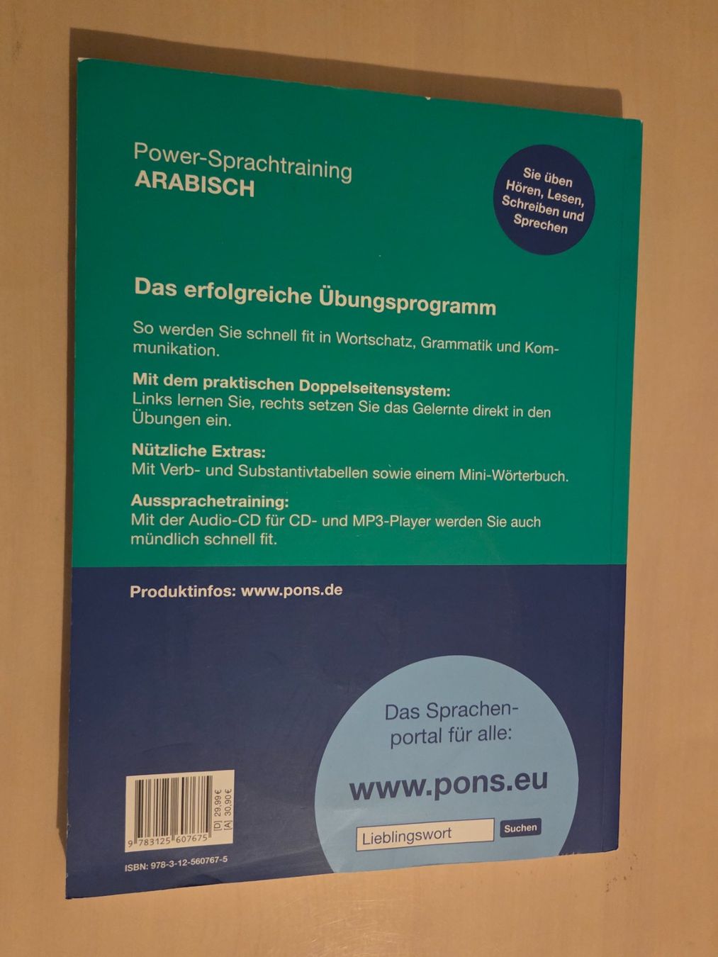 Libri: Power Sprachtraining Arabisch, PONS – Usato da Liestal venduto da ITOlio 1