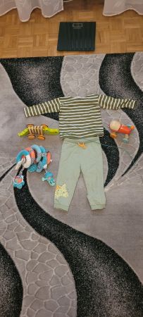 Petit Bateau  98& So Cute92 + 2 jouet Janod en bois + jouet