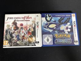 Nintendo 3DS Fire Emblem Fates,  Pokémon Alpha Saphir