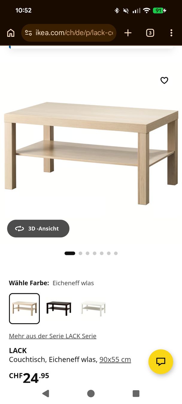 Tables: Ikea couchtisch – D'occasion à Oberentfelden par Plotka 4