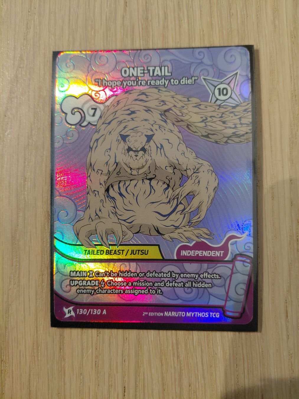 Cartes à collectionner: One-Tail Tailed Beast Jutsu Card 130/130 A – Neuf (Voir description) à KLOTEN par RAULMACHOTE