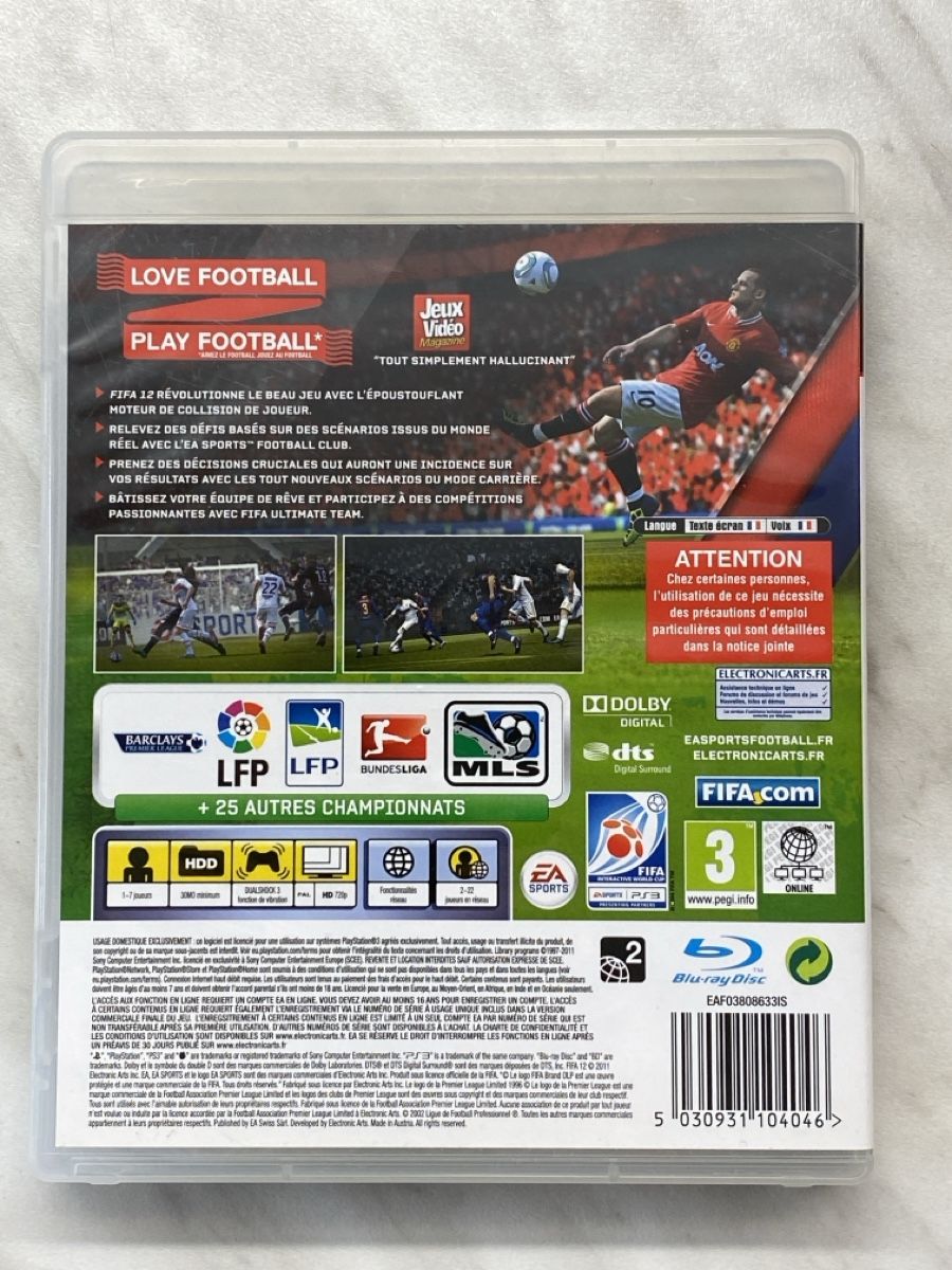 Giochi: PS3 FIFA 12 – Nuovo (secondo la descrizione) da Aigle venduto da St_anger 1