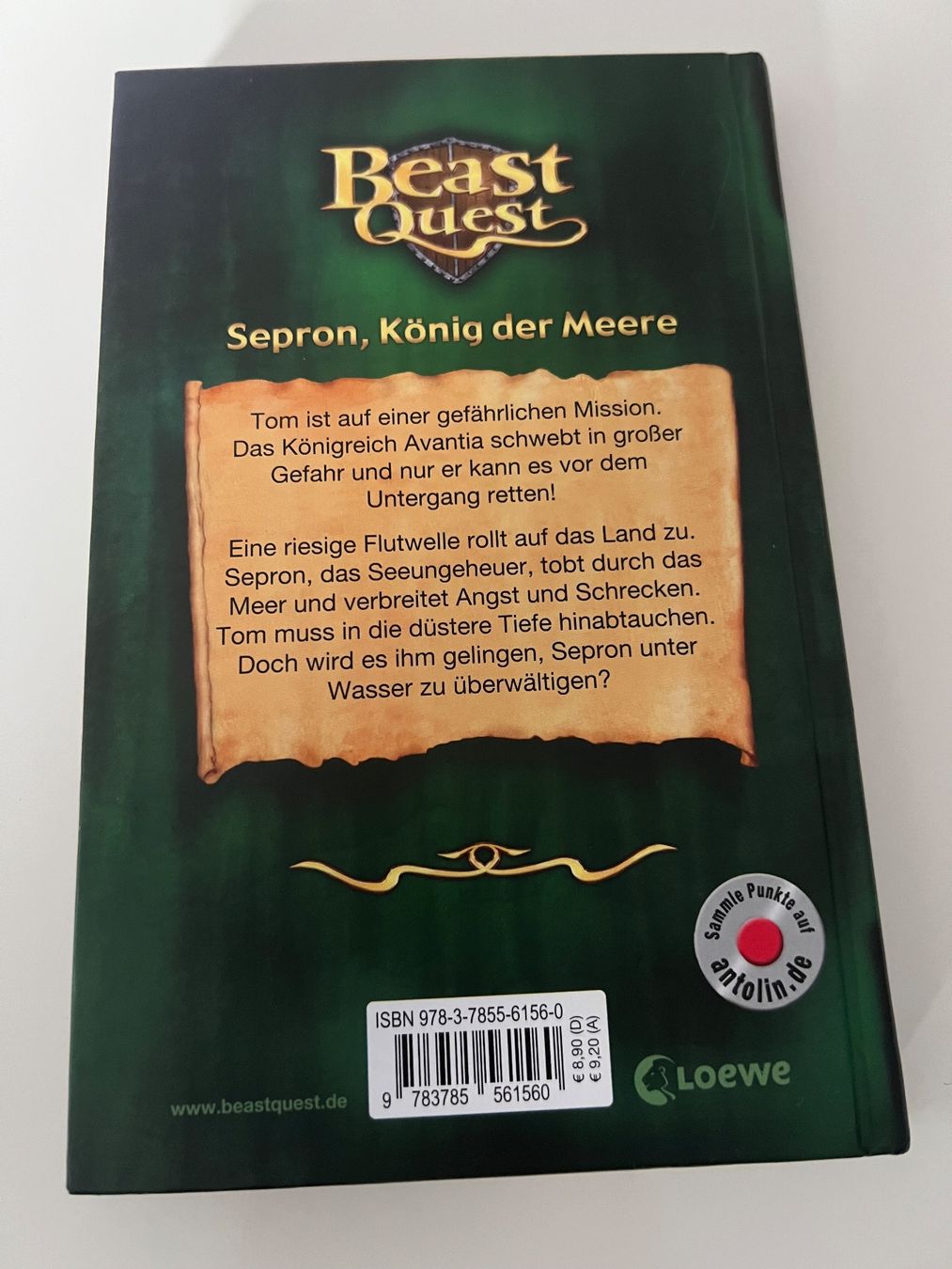 Libri: Beast Quest - Sepron, König der Meere – Nuovo (secondo la descrizione) da Altstätten SG venduto da sheamus 1