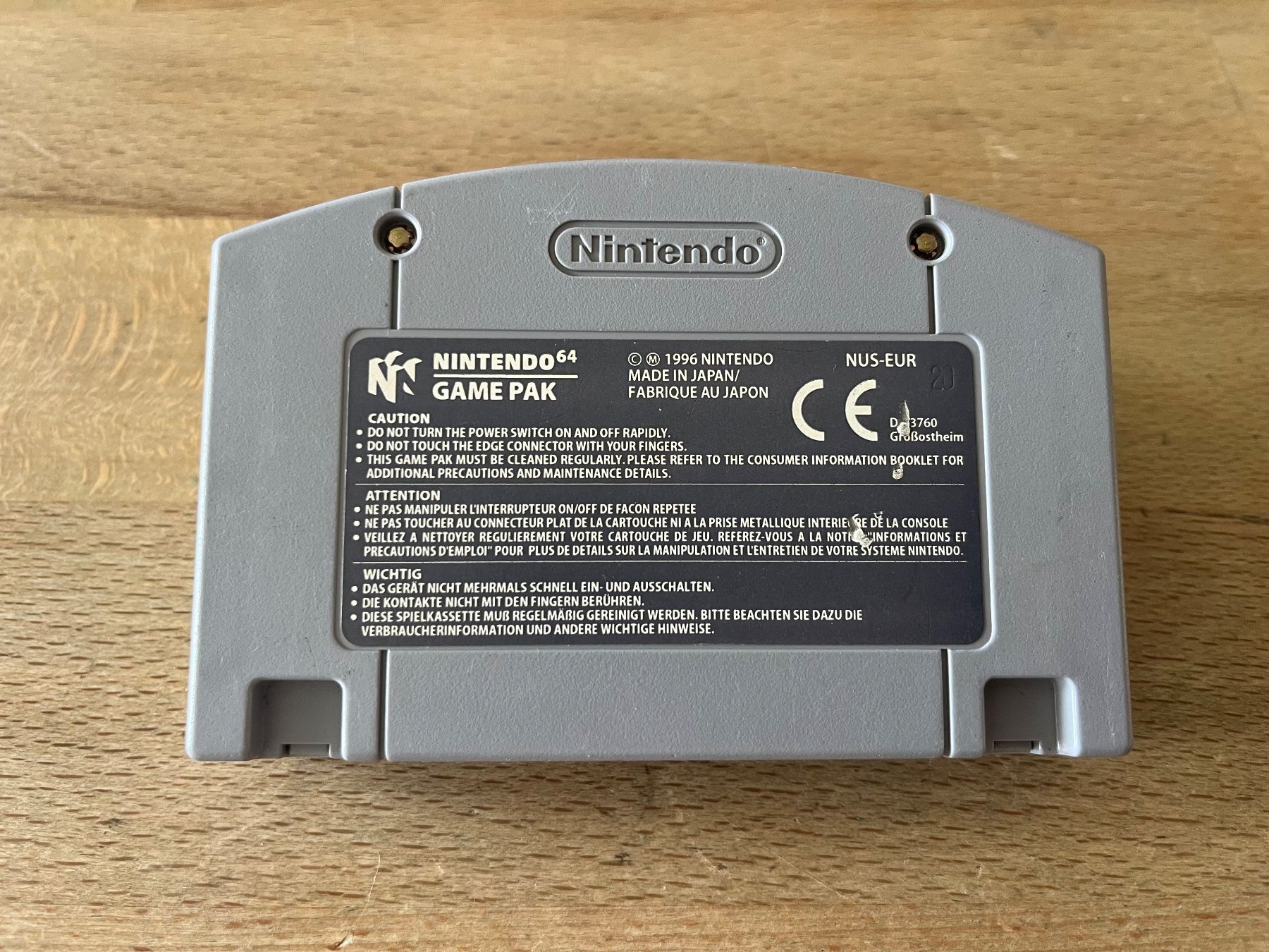 Nintendo Giochi: N64 NBA Hangtime Modul – Usato da Thalwil venduto da ranx 1