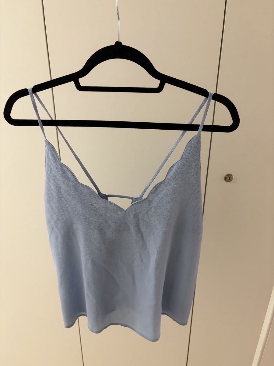 Mango Tops: hellblaues Top Mango – Gebraucht aus Zürich von malo_8