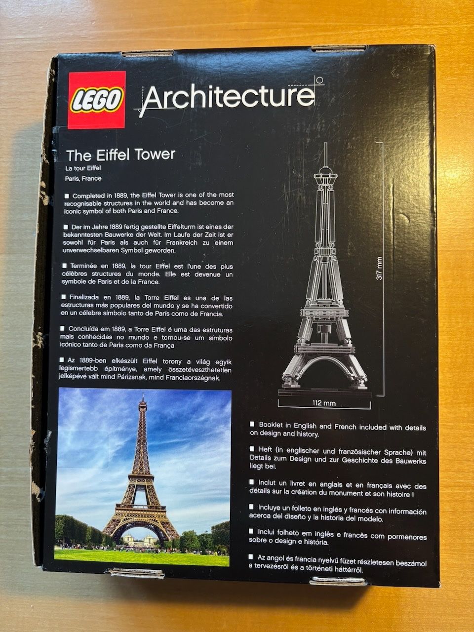 Lego Baukästen: The Eiffel Tower 21019 Lego Architecture – Gebraucht aus Winterthur von lue_qqd6 1