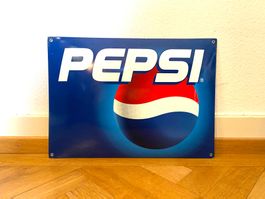 Blechschild Vintage Reklame Pepsi