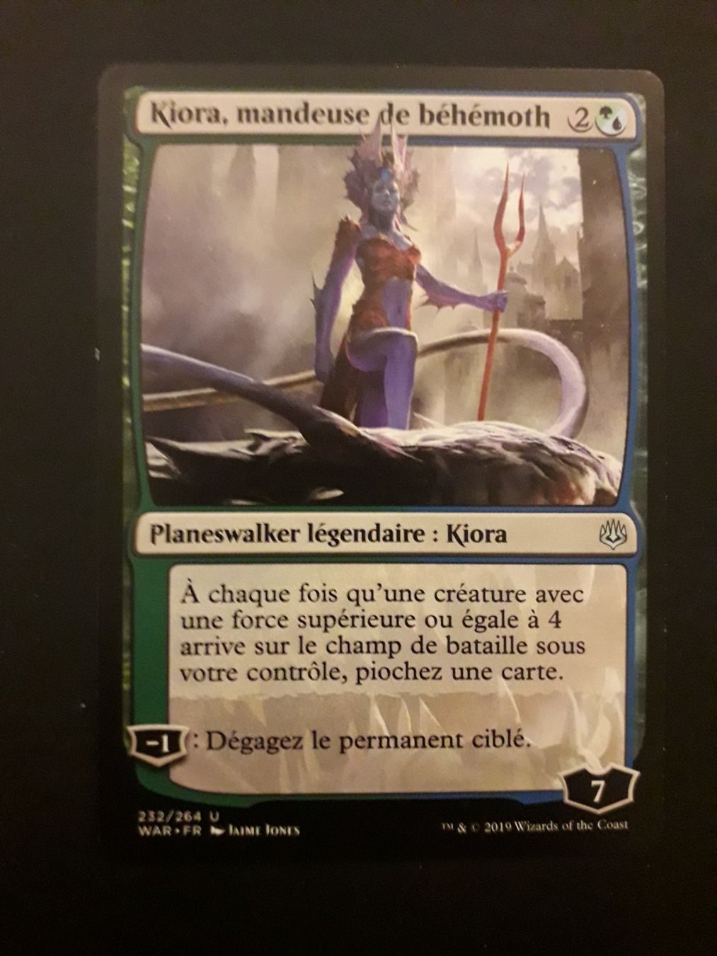 Magic The Gathering Carte collezionabili: MTG - Kiora, mandeuse de béhémoth – Usato da Lausanne venduto da and_n6mz